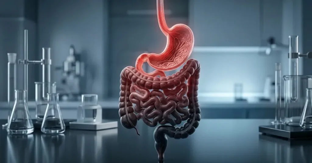 Why swallowed blood turns your stool black, showing blood traveling through the digestive system
