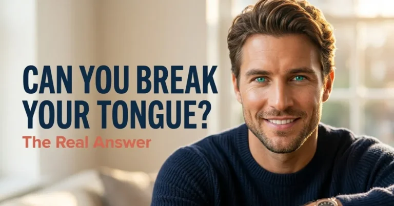 can you break your tongue
