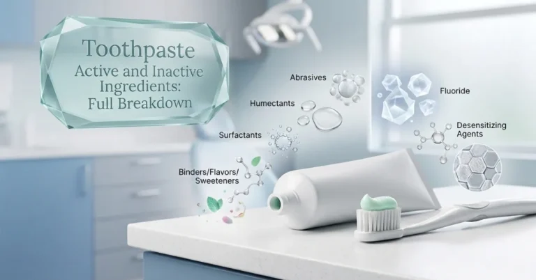 Toothpaste Active and Inactive Ingredients