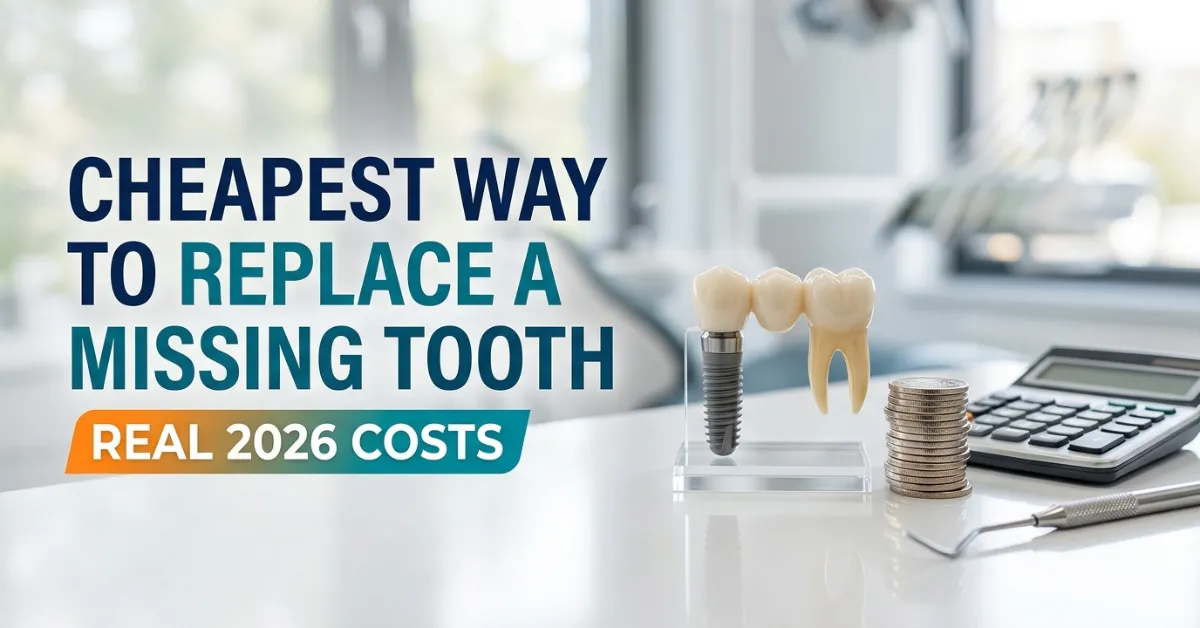 cheapest way to replace a missing tooth